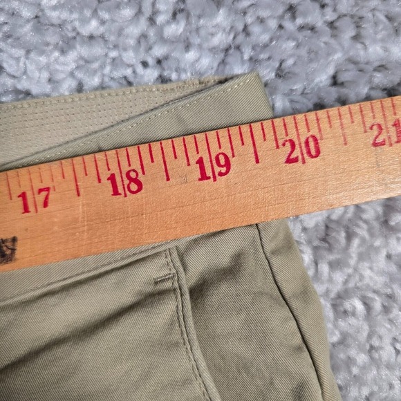 Fabletics High Side Pants Mens 40x30 (Fits 39x26) Tan Slim Fit Chino Comfort - Picture 7 of 11